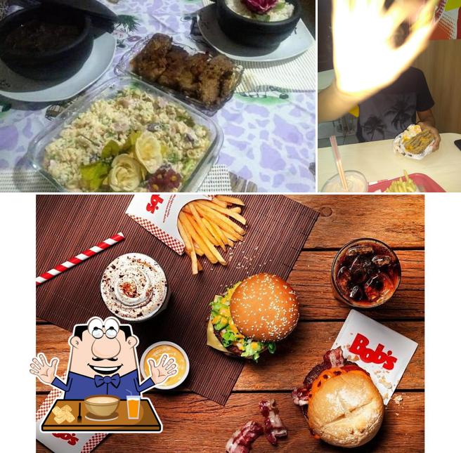 Comida em Bob's Burger - Loja Piabetá