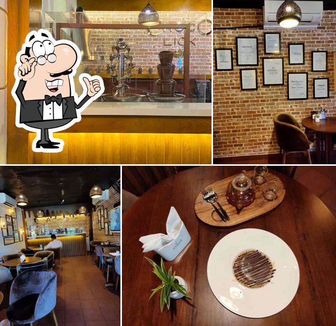 The interior of CHOC O LICK