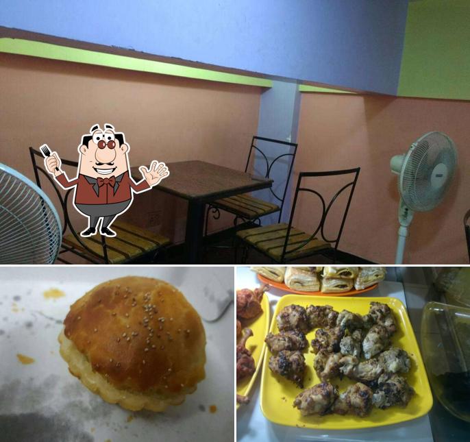 Food at Oven Hot