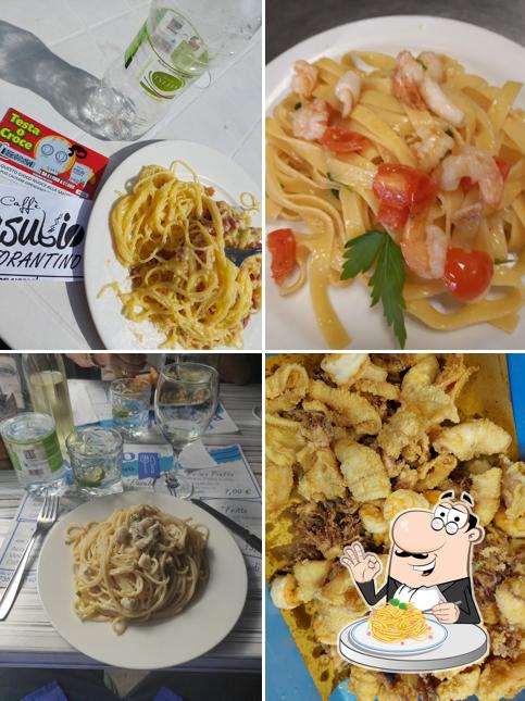 Spaghetti alla carbonara al Caffè Ristorantino Pasubio