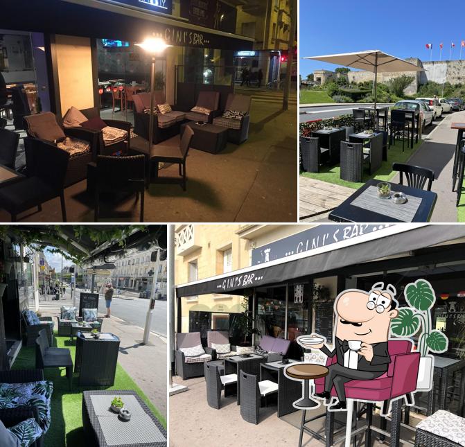 L'intérieur de Gini's Bar