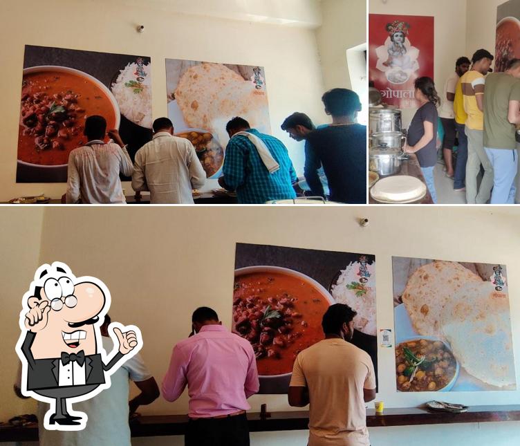 The interior of Gopala Bhog Outlet
