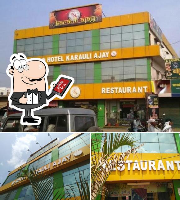The exterior of Hotel Karauli Ajay