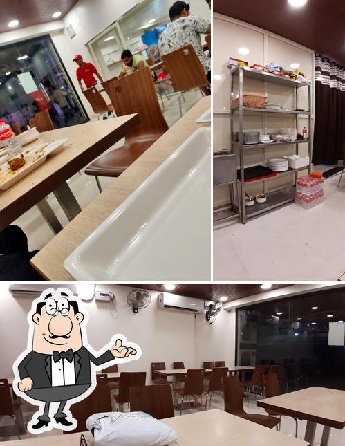The interior of Ismail Biryani & Shawarma