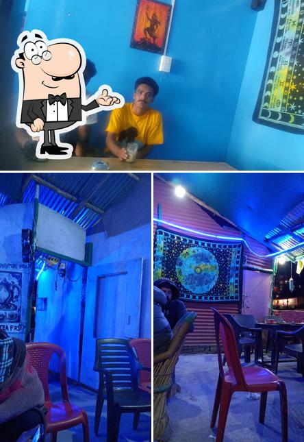 The interior of Manalsu dhaba