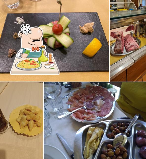 Platti al Ristorante La Cantina di Alfredo