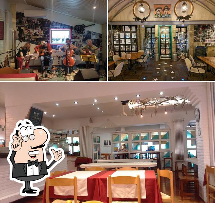 Gli interni di Sacco & Vanzetti Cafè
