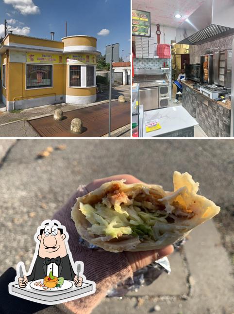 Tra le diverse cose da Sammy Kebab si possono trovare la cibo e interni