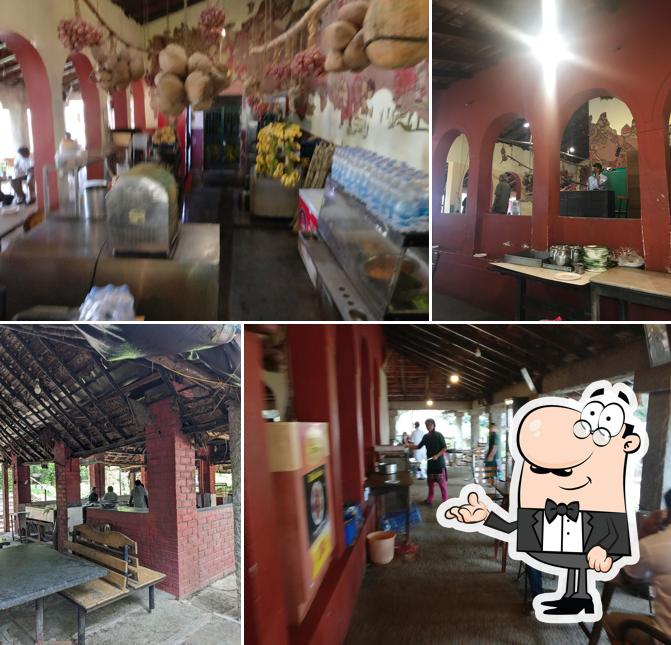 The interior of kamat coffee hotel