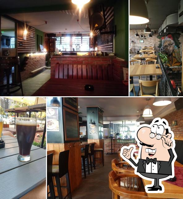 Installez-vous à l'une des tables de Brauhaus Brewery
