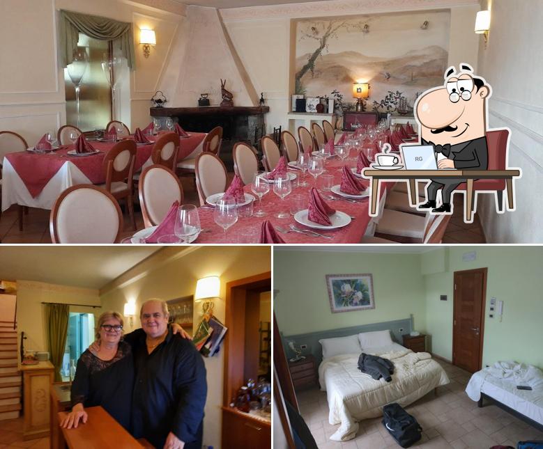 Dai un'occhiata agli interni di Hostaria Pettirosso