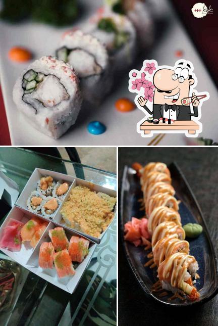 Get various sushi options
