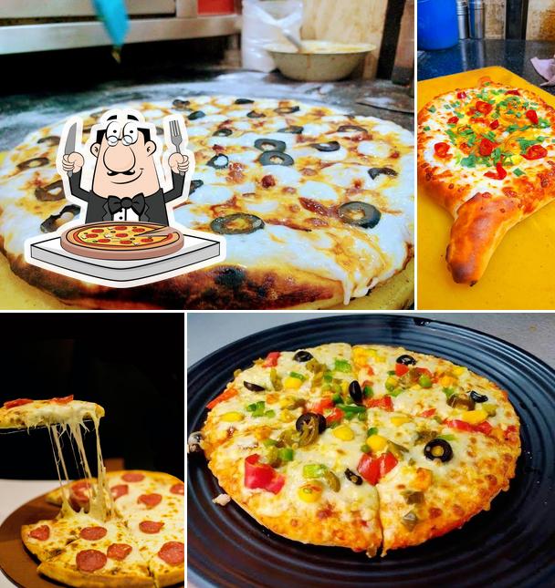 Get pizza at Paradise Pizza