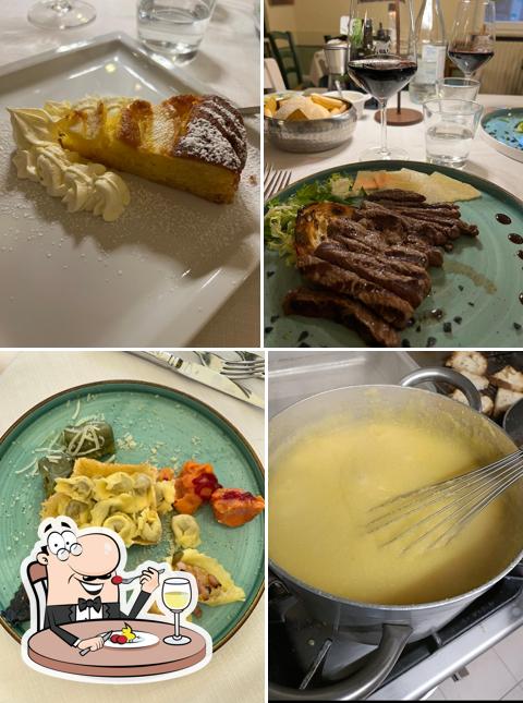 Cibo al Trattoria Il Cavallino