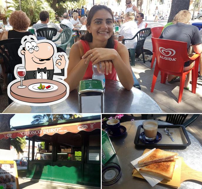 La cibo e interni del ristorante