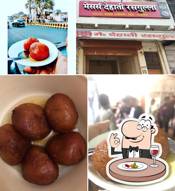 The photo of Dehati Rasgulla (Old Shop)’s food and exterior