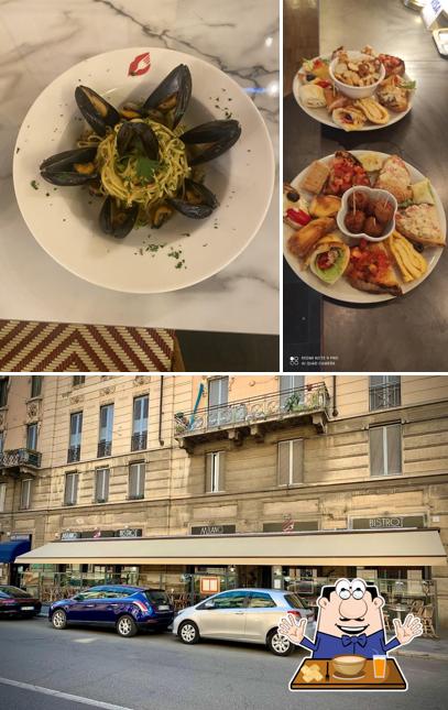 La immagine di cibo e esterno da Milano Bistrot