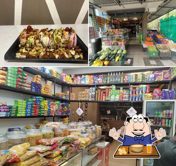 Food at New Aiswarya Bakery