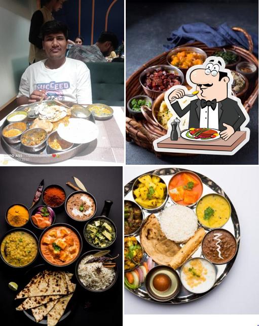 Meals at Rotlo Gujarati Rasthal Best Gujarati Thali