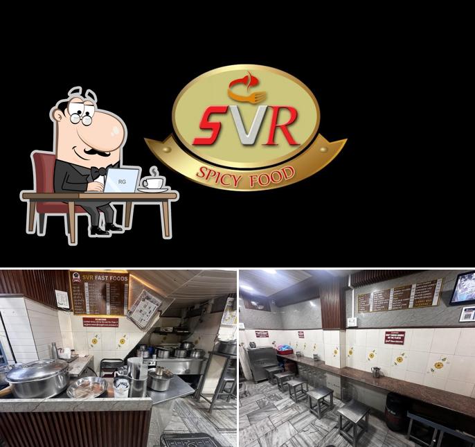 The interior of SVR Fast foods