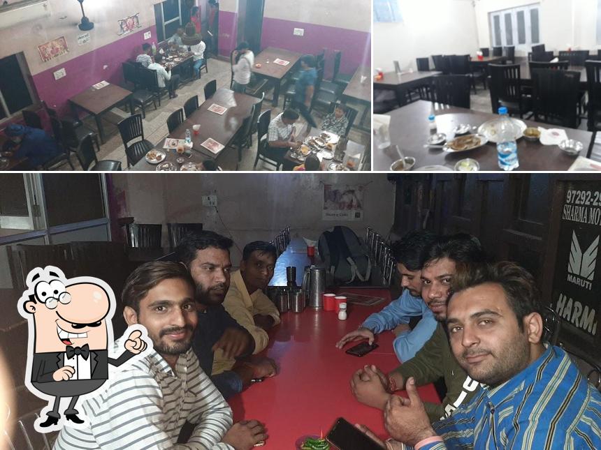 The interior of Sharma Dhaba (SHARMA VEGETARIAN DHABA)