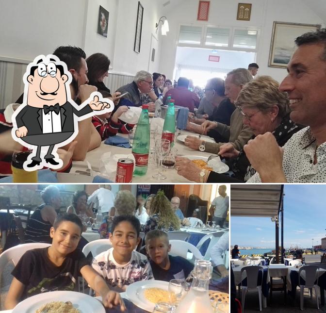 Gli interni di Trattoria Da Pino