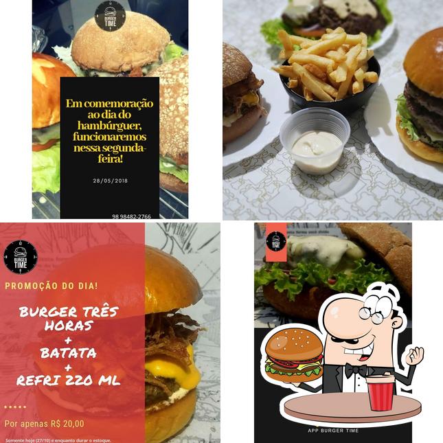 Peça um hambúrguer no Burger Time