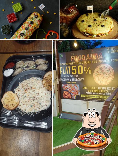 Try out pizza at FOOD ADDA
