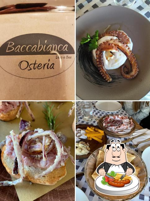 Platti al Osteria Baccabianca