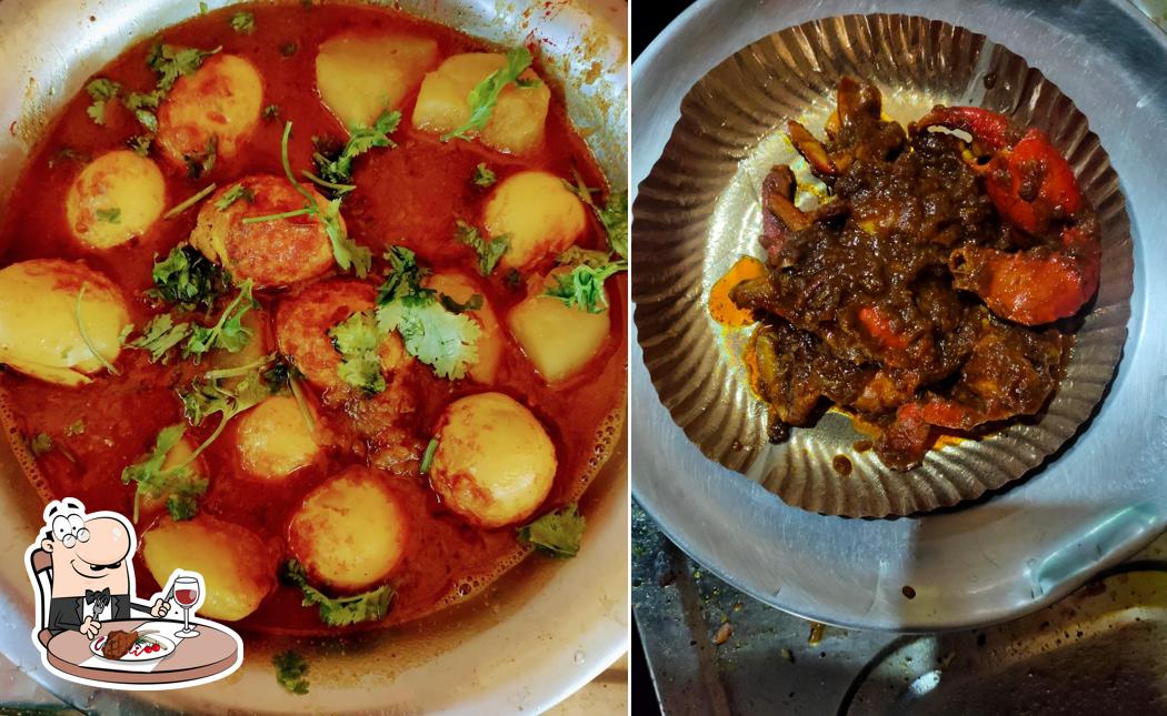Order meat dishes at Apanjan Hotel
