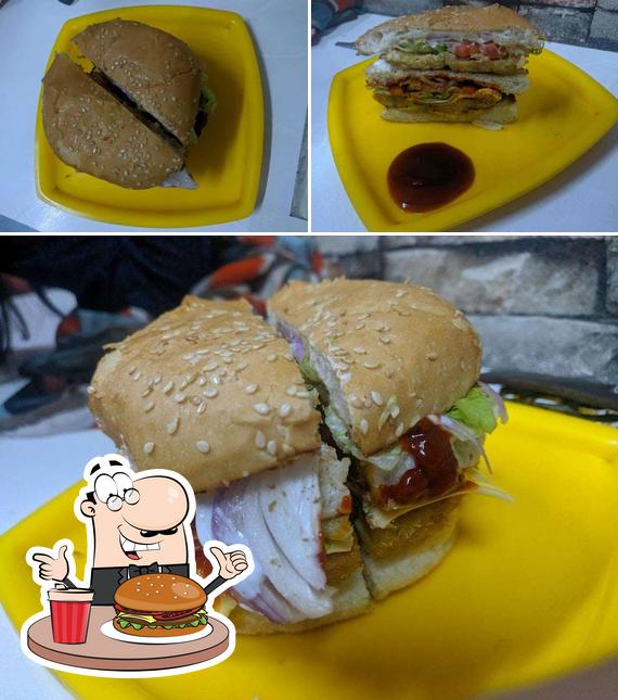 Try out a burger at Burger Maker World