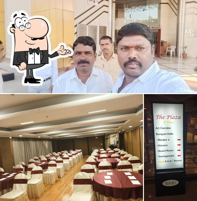 The interior of Haritha Hotel