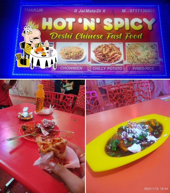 Food at Hot N Spicy Chinese Fast Food