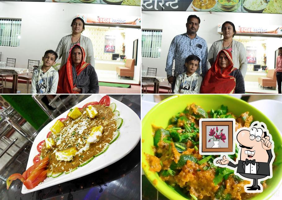 This is the photo depicting interior and food at Kanha restaurant