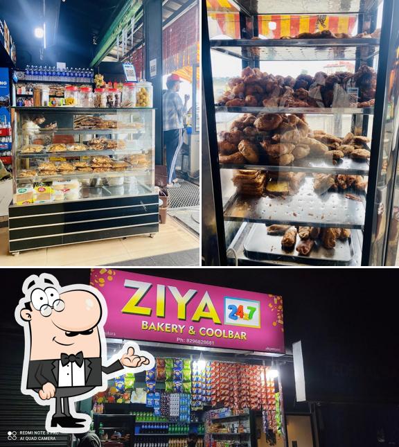 Take a seat at one of the tables at Ziya bakery & Coolbar