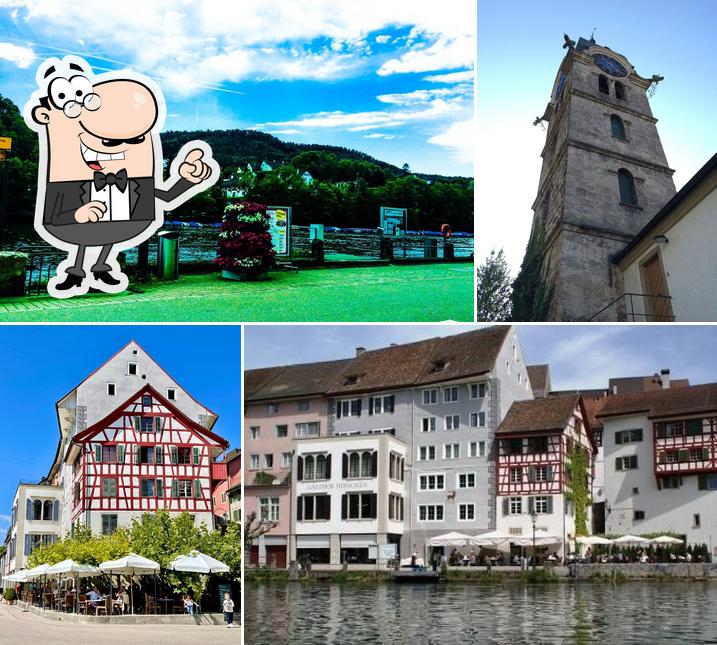 Puoi goderti l'aria fresca dal dehors di Hirschen