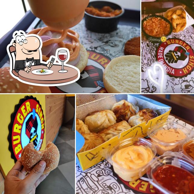 Food at Burger Singh