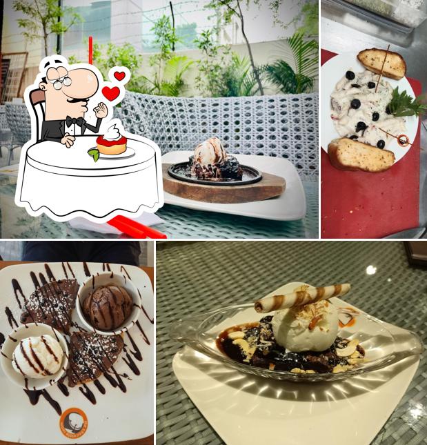The chocolate room Banjara hills provides a selection of sweet dishes