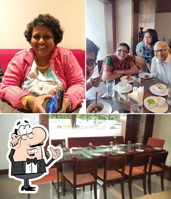 The interior of Cinnamon Restaurant