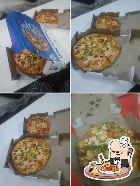 Try out pizza at Dominos