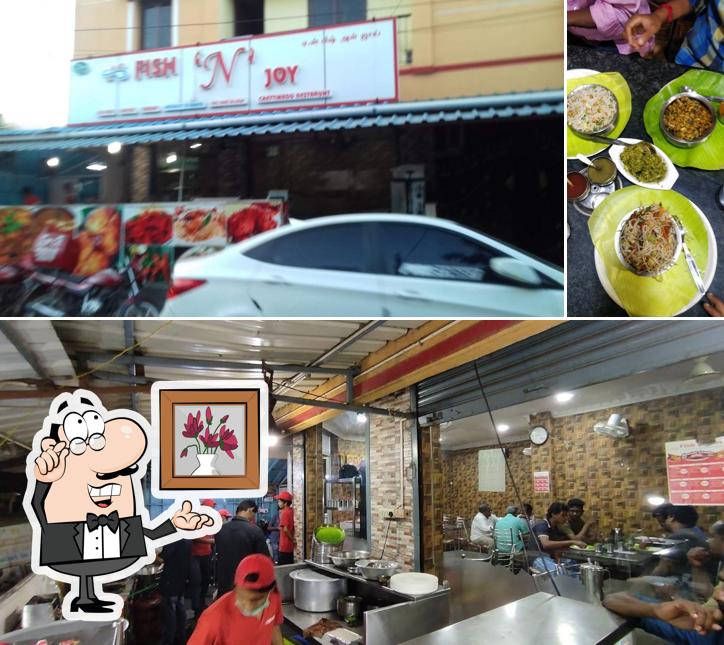 The interior of Fish n Joy
