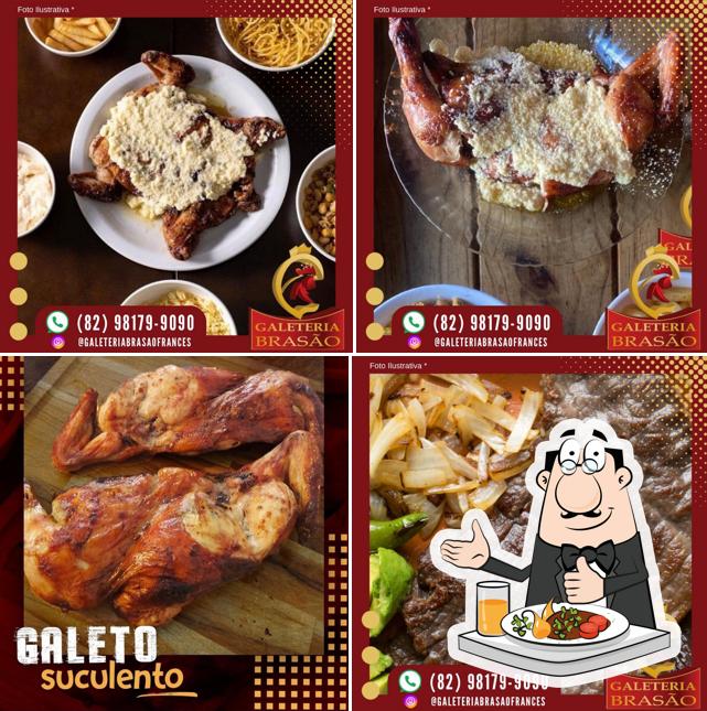 Comida em Galeteria Brasão Francês