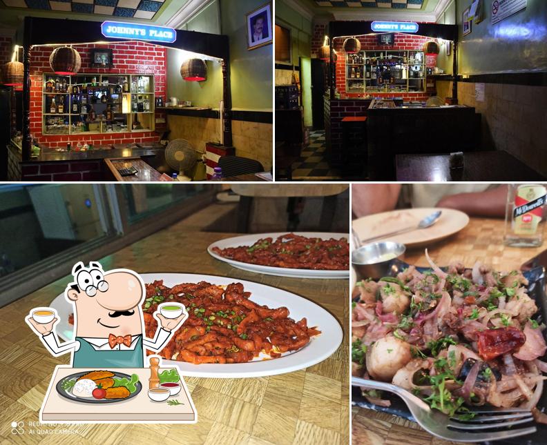 The photo of JOHNNY'S PLACE (Restaurant with Bar & Take away)’s food and bar counter