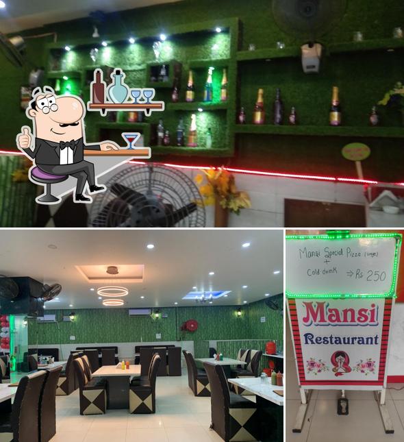 The interior of Mansi family Restaurant & Bakery Cafe