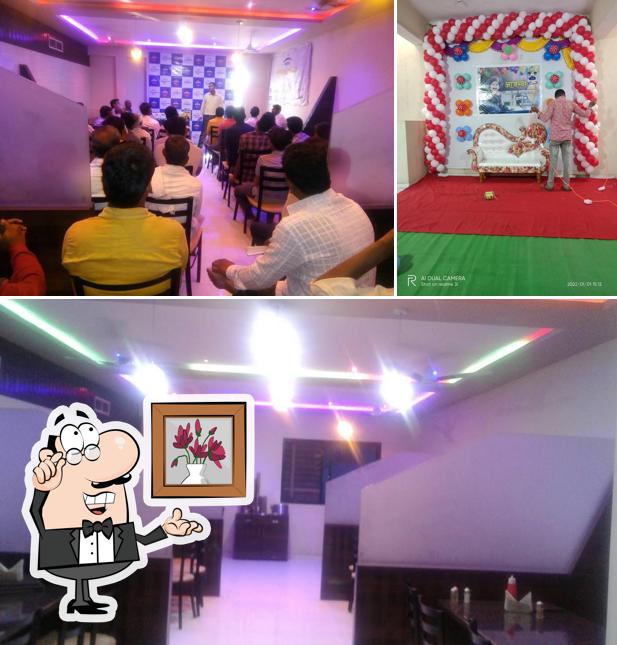 The interior of New Pavan Santosh Family Restaurant