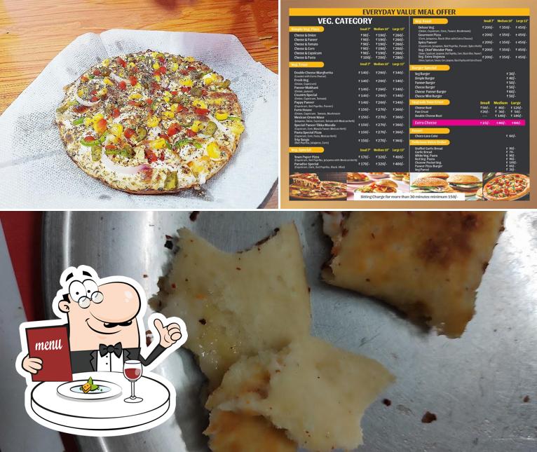 Food at Pizza Town