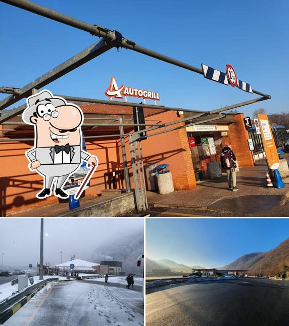 Gli esterni di Autogrill Stura Ovest