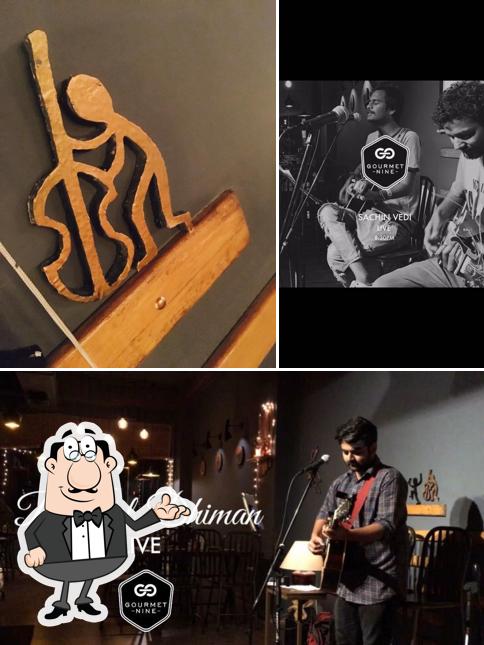 The interior of Gourmet Nine Zirakpur- A FOOD Theatre