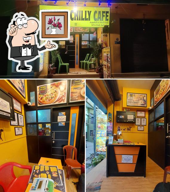 The interior of Helly&chilly cafe (spks cafe Ambur)