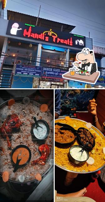 Check out the photo displaying food and exterior at Mandi’s treats